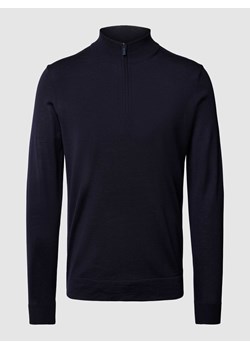 Sweter z dzianiny z żywej wełny model ‘Marek’ ze sklepu Peek&Cloppenburg  w kategorii Swetry męskie - zdjęcie 167674324