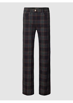 Spodnie materiałowe ze wzorem w szkocką kratę model ‘CORA’ ze sklepu Peek&Cloppenburg  w kategorii Spodnie damskie - zdjęcie 167674802