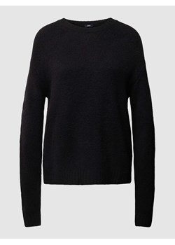 Sweter z dzianiny z okrągłym dekoltem ze sklepu Peek&Cloppenburg  w kategorii Swetry damskie - zdjęcie 167674811