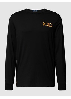 Bluzka z długim rękawem i wyhaftowanym logo ze sklepu Peek&Cloppenburg  w kategorii T-shirty męskie - zdjęcie 167674844
