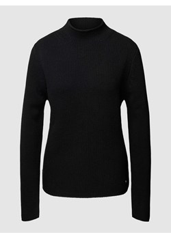 Sweter z dzianiny ze stójką model ‘Basic’ ze sklepu Peek&Cloppenburg  w kategorii Swetry damskie - zdjęcie 167674972