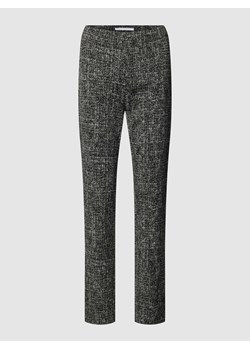 Spodnie materiałowe z fakturowanym wzorem model ‘PENNY’ ze sklepu Peek&Cloppenburg  w kategorii Spodnie damskie - zdjęcie 167675224