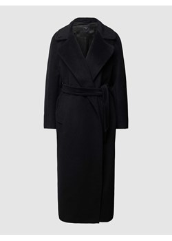 Płaszcz z wiązanym paskiem model ‘TEMPERA’ ze sklepu Peek&Cloppenburg  w kategorii Płaszcze damskie - zdjęcie 167675692