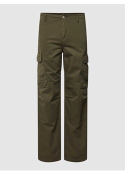 Spodnie cargo w jednolitym kolorze ze sklepu Peek&Cloppenburg  w kategorii Spodnie męskie - zdjęcie 167676510