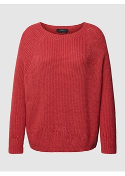 Sweter z dzianiny z okrągłym dekoltem model ‘XENO’ ze sklepu Peek&Cloppenburg  w kategorii Swetry damskie - zdjęcie 167676614
