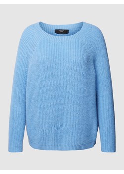 Sweter z dzianiny z okrągłym dekoltem model ‘XENO’ ze sklepu Peek&Cloppenburg  w kategorii Swetry damskie - zdjęcie 167677190