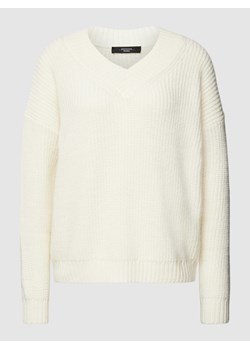 Sweter z dzianiny z dekoltem w serek model ‘VIAGGIO’ ze sklepu Peek&Cloppenburg  w kategorii Swetry damskie - zdjęcie 167677331