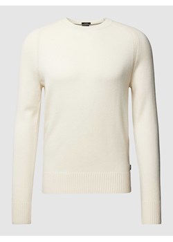 Sweter kaszmirowy z okrągłym dekoltem model ‘Maglio’ ze sklepu Peek&Cloppenburg  w kategorii Swetry męskie - zdjęcie 167677590