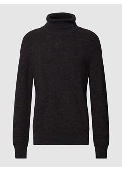 Sweter z dzianiny z golfem ze sklepu Peek&Cloppenburg  w kategorii Swetry męskie - zdjęcie 167677761