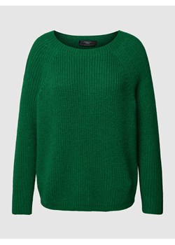 Sweter z dzianiny z okrągłym dekoltem model ‘XENO’ ze sklepu Peek&Cloppenburg  w kategorii Swetry damskie - zdjęcie 167677984