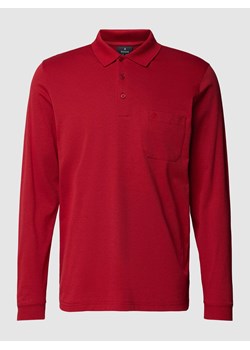 Koszulka polo z długim rękawem ze sklepu Peek&Cloppenburg  w kategorii T-shirty męskie - zdjęcie 167678021
