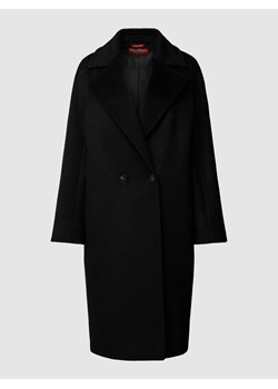 Płaszcz z mieszanki kaszmiru z kołnierzem z połami model ‘KARIM’ ze sklepu Peek&Cloppenburg  w kategorii Parki damskie - zdjęcie 167678604