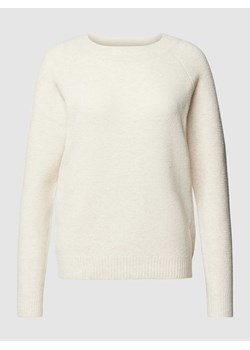 Sweter z dzianiny z okrągłym dekoltem model ‘DOFFY’ ze sklepu Peek&Cloppenburg  w kategorii Swetry damskie - zdjęcie 167681610