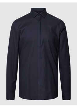 Koszula biznesowa o kroju super slim fit z krytą listwą guzikową ze sklepu Peek&Cloppenburg  w kategorii Koszule męskie - zdjęcie 167681733
