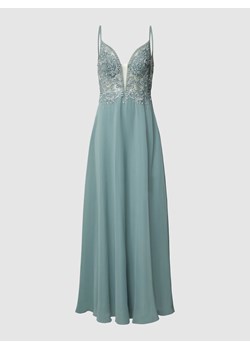 Sukienka wieczorowa z kwiatowym obszyciem z koronki ze sklepu Peek&Cloppenburg  w kategorii Sukienki - zdjęcie 167681782