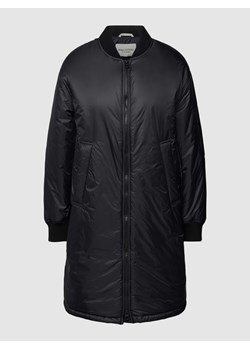 Płaszcz z prążkowanymi wykończeniami ze sklepu Peek&Cloppenburg  w kategorii Płaszcze damskie - zdjęcie 167681821
