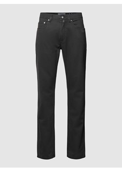 Spodnie o kroju slim fit w jednolitym kolorze ze sklepu Peek&Cloppenburg  w kategorii Spodnie męskie - zdjęcie 167681903