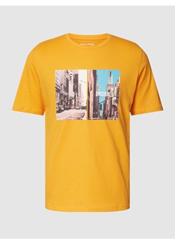 T-shirt z nadrukowanym motywem model ‘JORBOOSTER’ ze sklepu Peek&Cloppenburg  w kategorii T-shirty męskie - zdjęcie 167685053