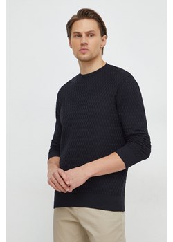 Sisley sweter bawełniany kolor czarny lekki ze sklepu ANSWEAR.com w kategorii Swetry męskie - zdjęcie 167696922