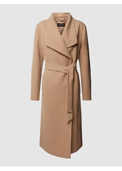 Płaszcz z wiązanym paskiem ze sklepu Peek&Cloppenburg  w kategorii Płaszcze damskie - zdjęcie 167697712
