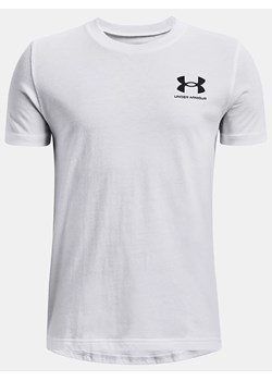 Under Armour Koszulka treningowa w kolorze białym ze sklepu Limango Polska w kategorii T-shirty chłopięce - zdjęcie 167697823