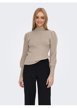 ONLY Sweter w kolorze beżowym ze sklepu Limango Polska w kategorii Swetry damskie - zdjęcie 167697873