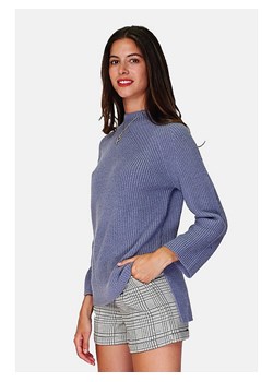 William De Faye sweter damski z okrągłym dekoltem jesienny