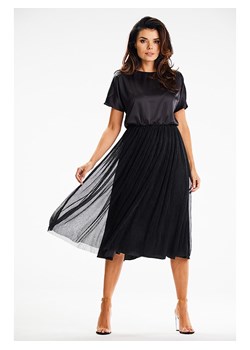 Awama Sukienka w kolorze czarnym ze sklepu Limango Polska w kategorii Sukienki - zdjęcie 167698153
