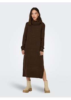 ONLY Sukienka dzianinowa w kolorze brązowym ze sklepu Limango Polska w kategorii Sukienki - zdjęcie 167698701