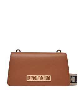 Torebka LOVE MOSCHINO JC4145PP1IL1220A Cammello ze sklepu eobuwie.pl w kategorii Listonoszki - zdjęcie 167704804