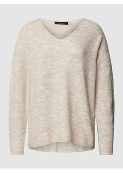 Sweter z dzianiny z fakturowanym wzorem model ‘CREWLEFILE’ ze sklepu Peek&Cloppenburg  w kategorii Swetry damskie - zdjęcie 167706371