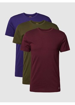 T-shirt z okrągłym dekoltem w zestawie 3 szt. model ‘CREW’ ze sklepu Peek&Cloppenburg  w kategorii Podkoszulki męskie - zdjęcie 167706640