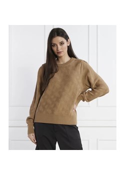BOSS BLACK Wełniany sweter Falao | Loose fit ze sklepu Gomez Fashion Store w kategorii Swetry damskie - zdjęcie 167707890