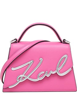 Karl Lagerfeld Skórzana torebka na ramię k/signature 2.0 sm ze sklepu Gomez Fashion Store w kategorii Listonoszki - zdjęcie 167710673
