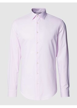 Koszula biznesowa o kroju slim fit z kołnierzykiem typu cutaway ze sklepu Peek&Cloppenburg  w kategorii Koszule męskie - zdjęcie 167716110