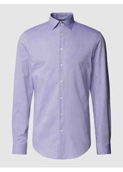 Koszula biznesowa o kroju slim fit z kołnierzykiem typu cutaway ze sklepu Peek&Cloppenburg  w kategorii Koszule męskie - zdjęcie 167716191