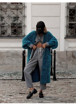 Sweter Lavar Black Niebieski ze sklepu Lisa Mayo w kategorii Swetry damskie - zdjęcie 167717911