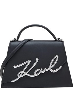 Karl Lagerfeld Skórzana torebka na ramię k/signature 2.0 md ze sklepu Gomez Fashion Store w kategorii Listonoszki - zdjęcie 167720671