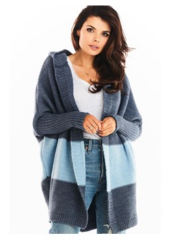 Awama Kardigan w kolorze granatowo-błękitnym - id: 10986032 - marki AWAMA - 167724182 Awama Kardigan w kolorze granatowo-błękitnym ze sklepu Limango Polska w kategorii Swetry damskie - zdjęcie 167724182