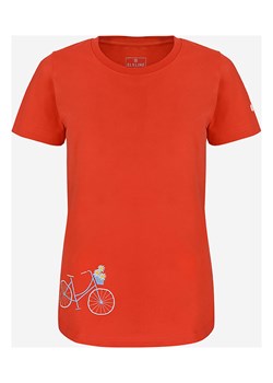 elkline Koszulka &quot;Flower bike&quot; w kolorze czerwonym ze sklepu Limango Polska w kategorii Bluzki damskie - zdjęcie 167724232