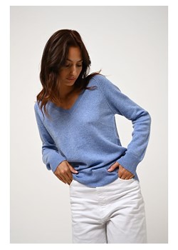 AUTHENTIC CASHMERE Kaszmirowy sweter &quot;Giusalet&quot; w kolorze błękitnym ze sklepu Limango Polska w kategorii Swetry damskie - zdjęcie 167724311