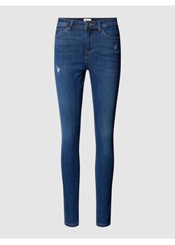 Jeansy o kroju skinny fit z przetarciami model ‘WAUW’ ze sklepu Peek&Cloppenburg  w kategorii Jeansy damskie - zdjęcie 167731144