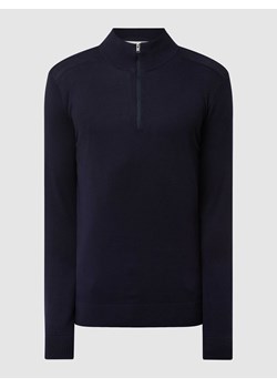 Sweter z dzianiny ze stójką ze sklepu Peek&Cloppenburg  w kategorii Bluzy męskie - zdjęcie 167731451