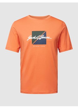 T-shirt z nadrukiem z logo model ‘JORWAYNE’ ze sklepu Peek&Cloppenburg  w kategorii T-shirty męskie - zdjęcie 167731464