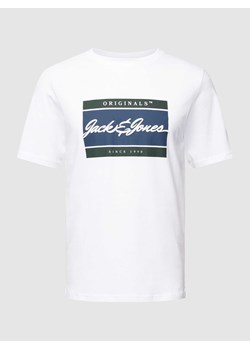 T-shirt z nadrukiem z logo model ‘JORWAYNE’ ze sklepu Peek&Cloppenburg  w kategorii T-shirty męskie - zdjęcie 167731580