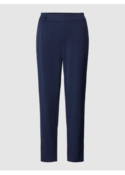Spodnie materiałowe o kroju slim fit z zakładkami w pasie model ‘VARONE’ ze sklepu Peek&Cloppenburg  w kategorii Spodnie damskie - zdjęcie 167731702