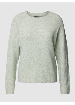 Sweter z dzianiny z okrągłym dekoltem model ‘DOFFY’ ze sklepu Peek&Cloppenburg  w kategorii Swetry damskie - zdjęcie 167731862