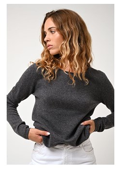 AUTHENTIC CASHMERE Kaszmirowy sweter "Epéna" w kolorze antracytowym ze sklepu Limango Polska w kategorii Swetry damskie - zdjęcie 167735242