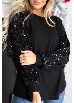 Bluzka damska FILORA BLACK ze sklepu Ivet Shop w kategorii Bluzki damskie - zdjęcie 167735983