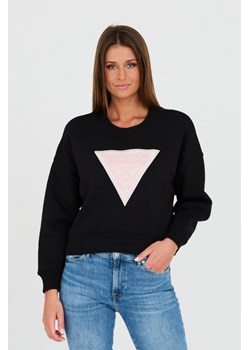 GUESS Czarna krótka bluza, Wybierz rozmiar XL ze sklepu outfit.pl w kategorii Bluzy damskie - zdjęcie 167740243